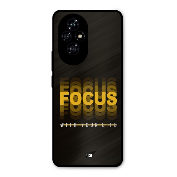 Focus Life Metal Back Case for Honor 200