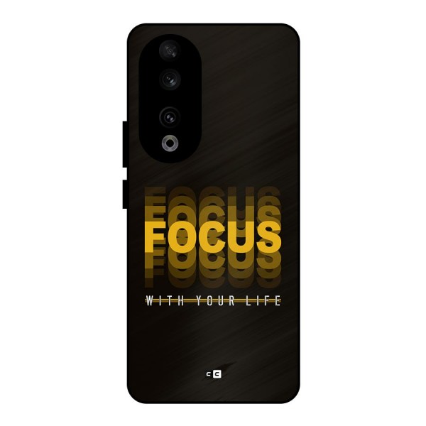 Focus Life Metal Back Case for Honor 90