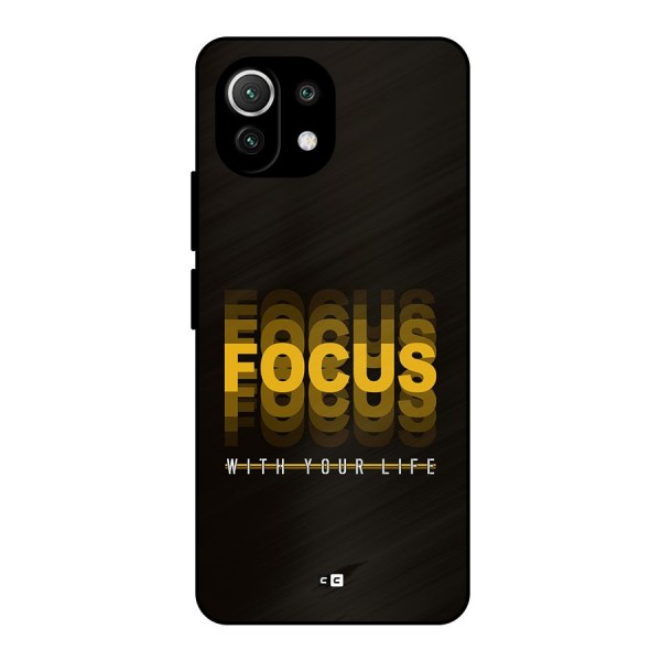 Focus Life Metal Back Case for Mi 11 Lite