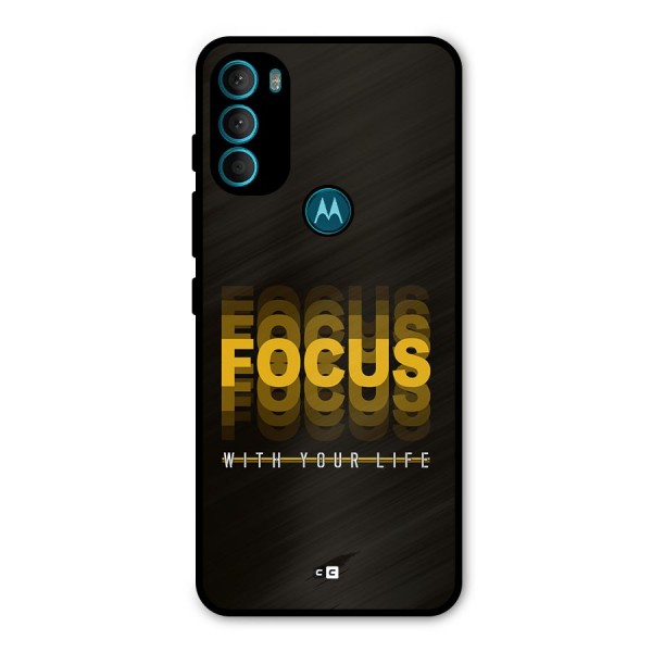 Focus Life Metal Back Case for Moto G71 5G