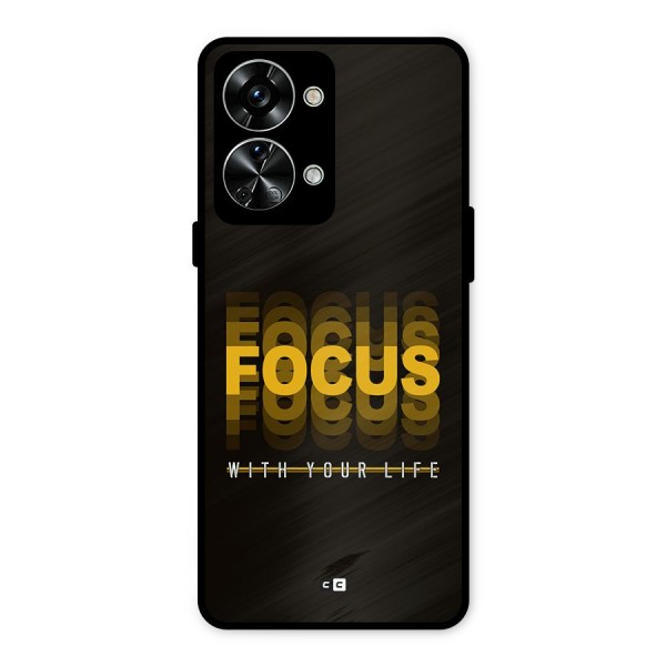 Focus Life Metal Back Case for OnePlus Nord 2T