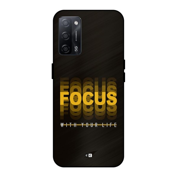 Focus Life Metal Back Case for Oppo A53s 5G