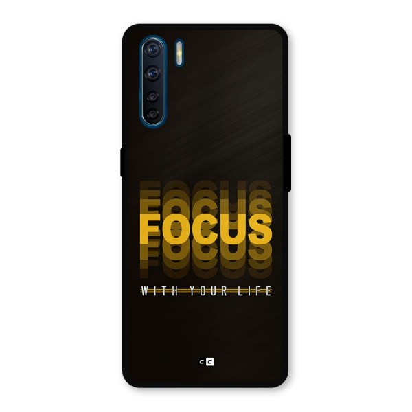 Focus Life Metal Back Case for Oppo F15