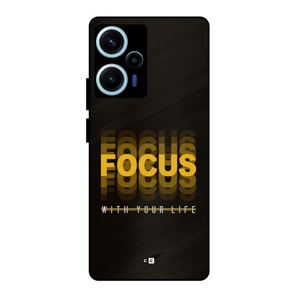 Focus Life Metal Back Case for Poco F5