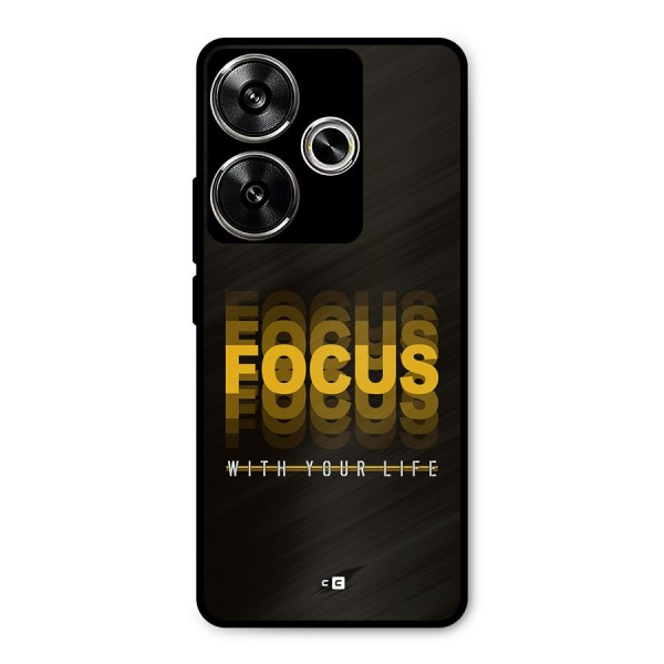 Focus Life Metal Back Case for Poco F6