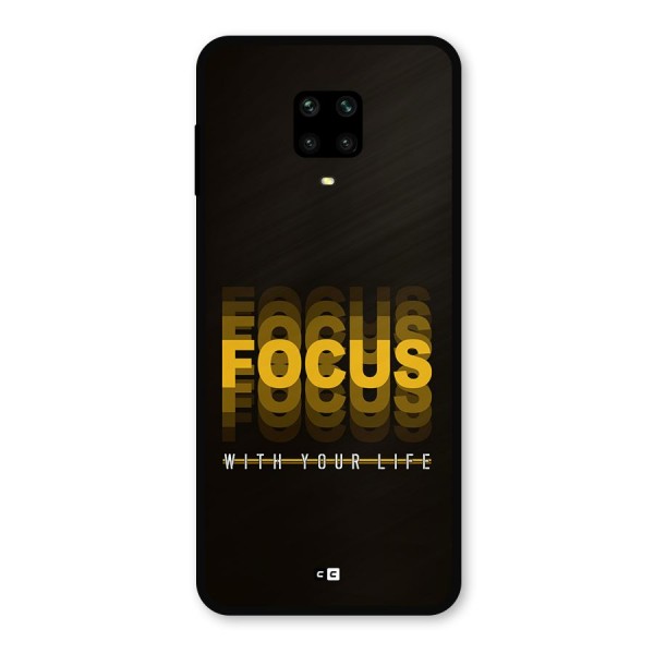 Focus Life Metal Back Case for Poco M2