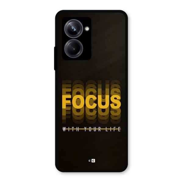 Focus Life Metal Back Case for Realme 10 Pro