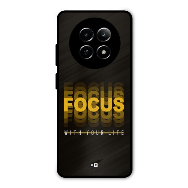 Focus Life Metal Back Case for Realme 12 5G