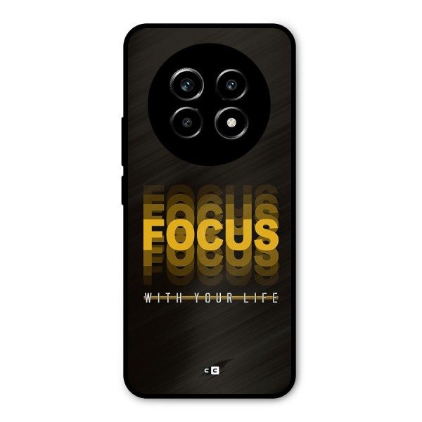 Focus Life Metal Back Case for Realme 13 Pro