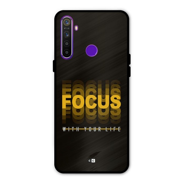 Focus Life Metal Back Case for Realme 5