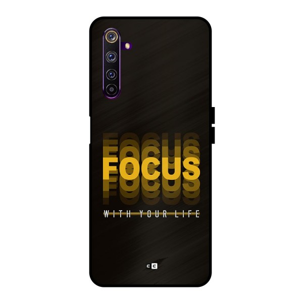 Focus Life Metal Back Case for Realme 6 Pro