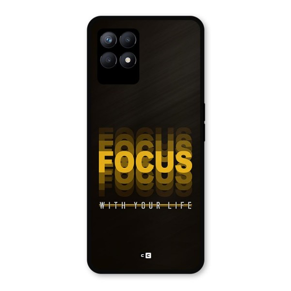 Focus Life Metal Back Case for Realme 8i