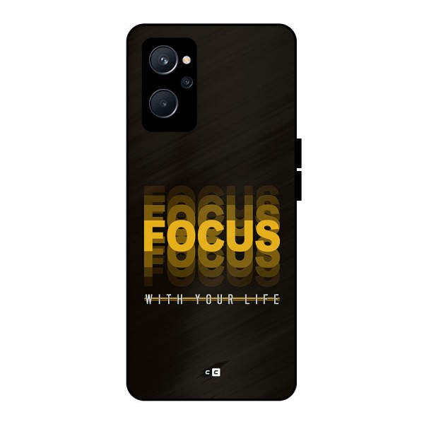 Focus Life Metal Back Case for Realme 9i 5G