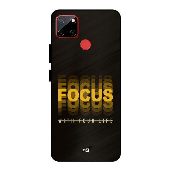 Focus Life Metal Back Case for Realme C12