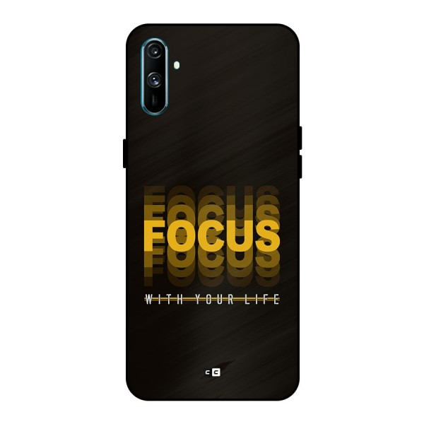 Focus Life Metal Back Case for Realme C3