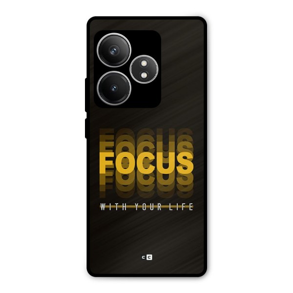 Focus Life Metal Back Case for Realme GT 6T