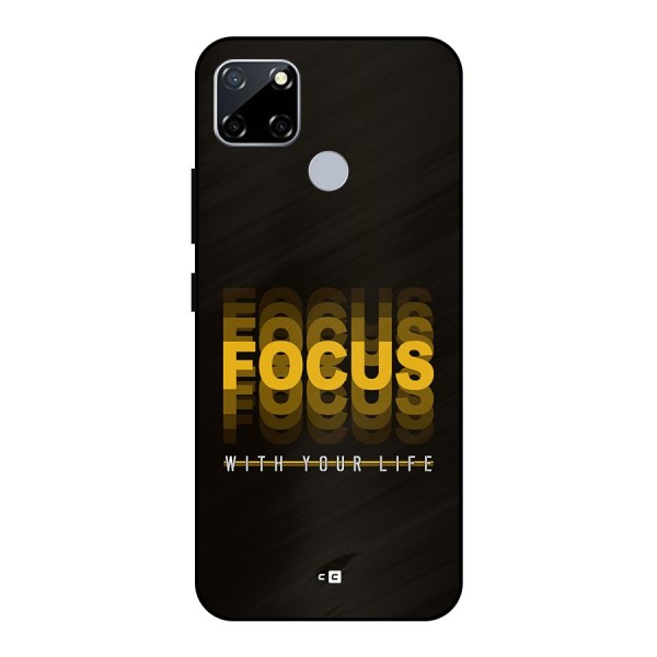 Focus Life Metal Back Case for Realme Narzo 30A