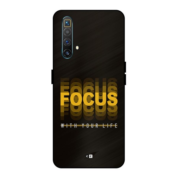 Focus Life Metal Back Case for Realme X3