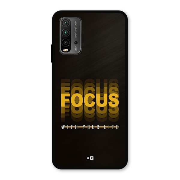 Focus Life Metal Back Case for Redmi 9 Power