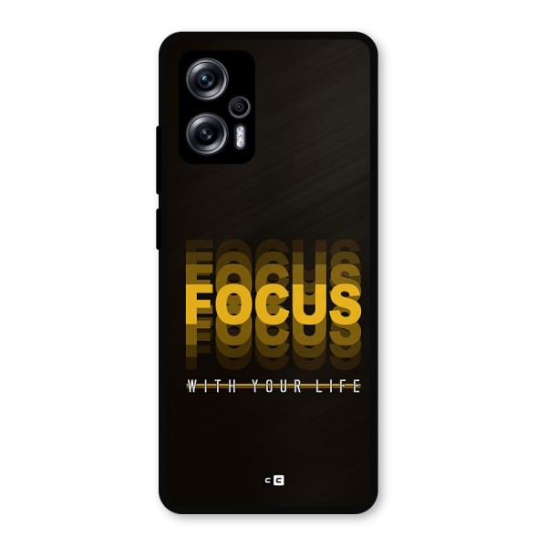 Focus Life Metal Back Case for Redmi K50i