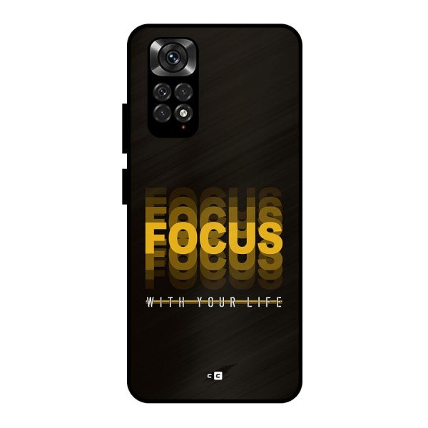 Focus Life Metal Back Case for Redmi Note 11 Pro