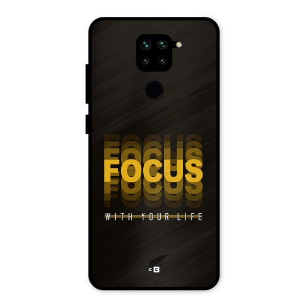 Focus Life Metal Back Case for Redmi Note 9