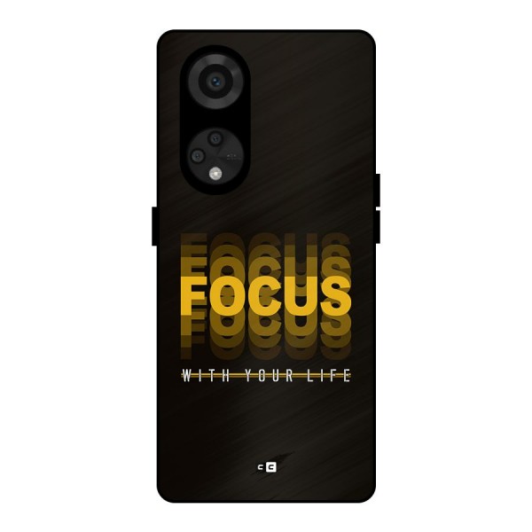 Focus Life Metal Back Case for Reno8 T 5G