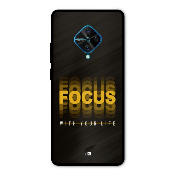 Focus Life Metal Back Case for Vivo S1 Pro