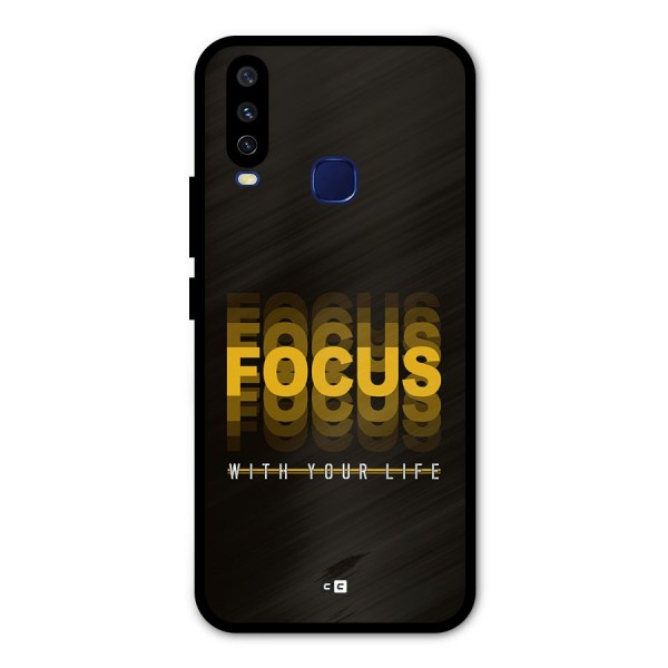 Focus Life Metal Back Case for Vivo U10