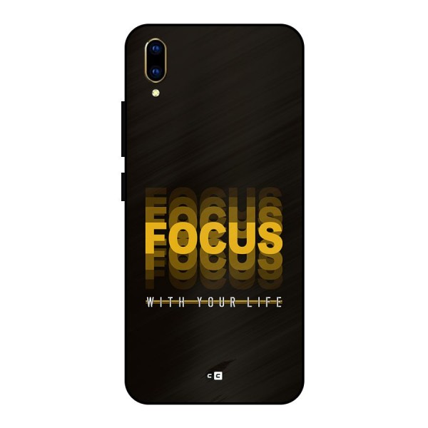 Focus Life Metal Back Case for Vivo V11 Pro