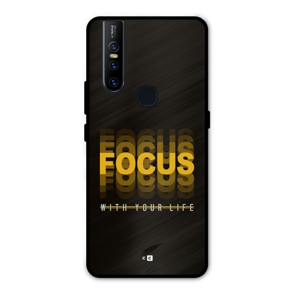 Focus Life Metal Back Case for Vivo V15