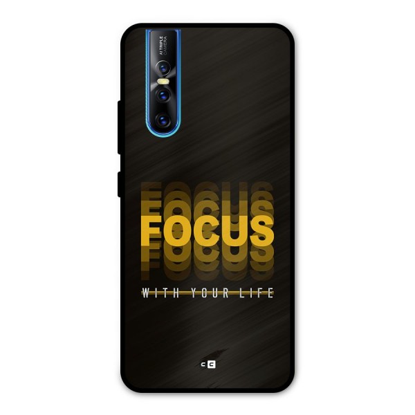 Focus Life Metal Back Case for Vivo V15 Pro