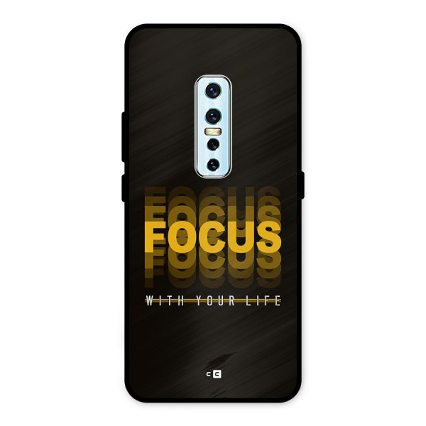 Focus Life Metal Back Case for Vivo V17 Pro