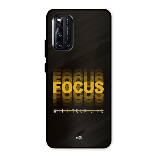 Focus Life Metal Back Case for Vivo V19