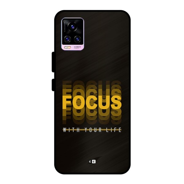 Focus Life Metal Back Case for Vivo V20 Pro