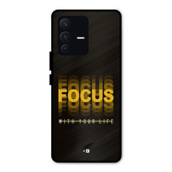 Focus Life Metal Back Case for Vivo V23 Pro