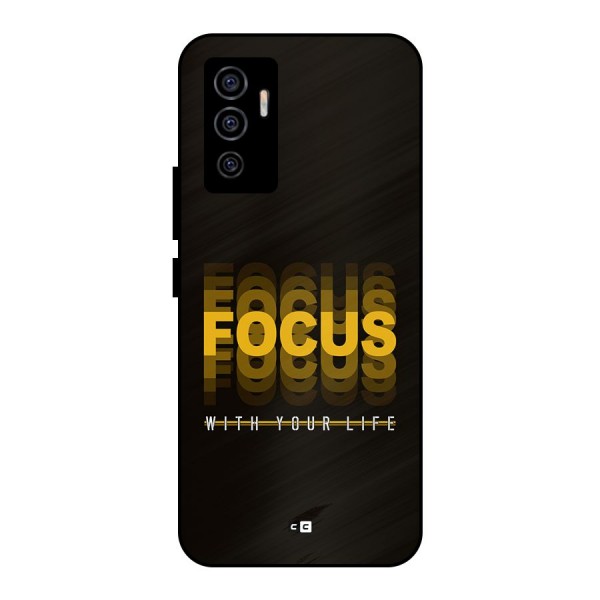 Focus Life Metal Back Case for Vivo V23e