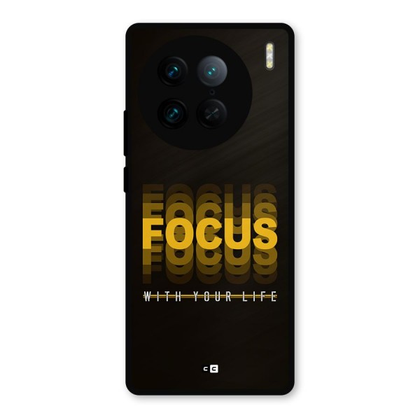 Focus Life Metal Back Case for Vivo X90 Pro