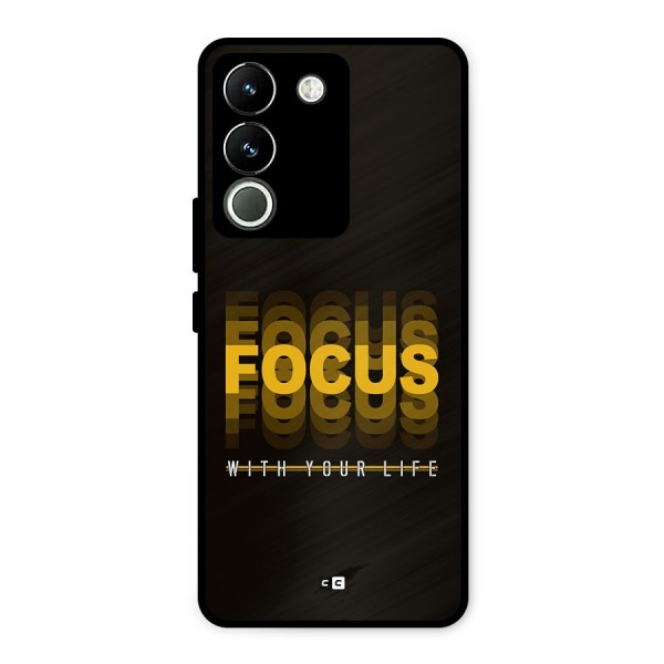 Focus Life Metal Back Case for Vivo Y200