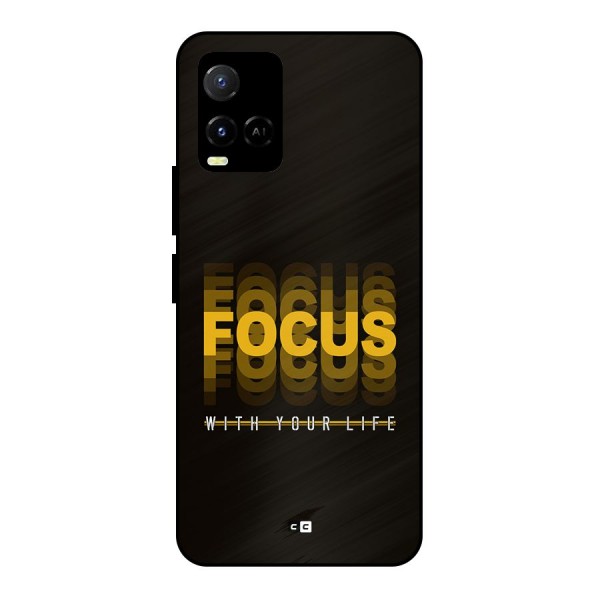 Focus Life Metal Back Case for Vivo Y21