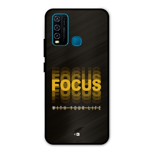 Focus Life Metal Back Case for Vivo Y30