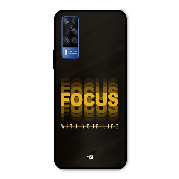 Focus Life Metal Back Case for Vivo Y31