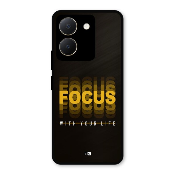 Focus Life Metal Back Case for Vivo Y36