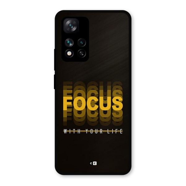 Focus Life Metal Back Case for Xiaomi 11i Hypercharge 5G