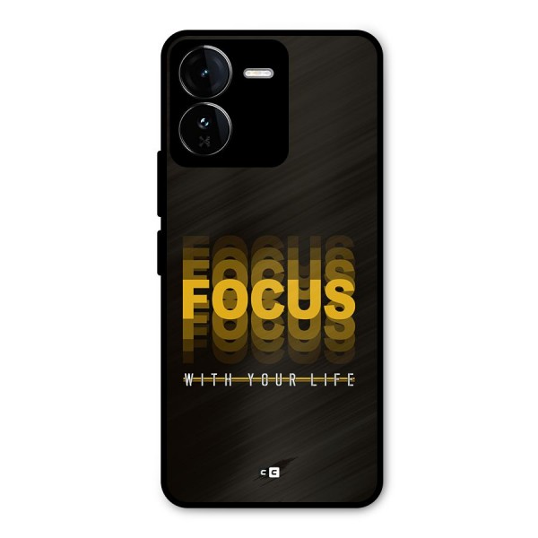 Focus Life Metal Back Case for iQOO Z9