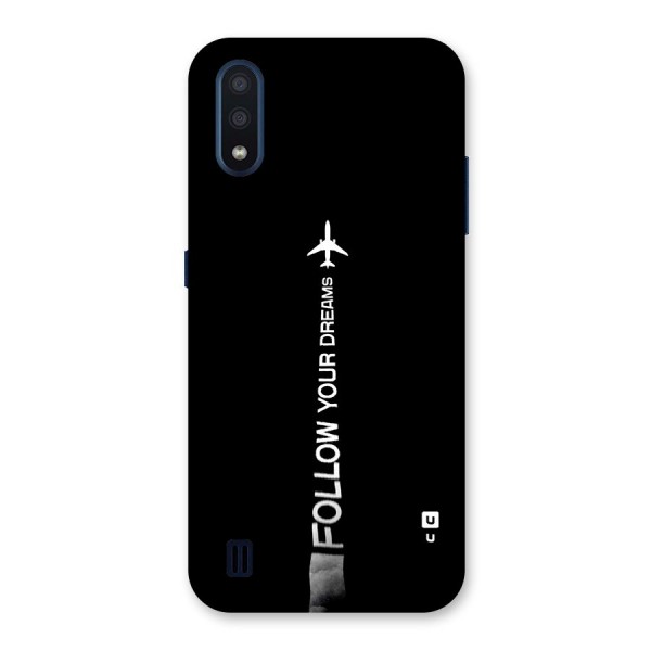 Follow Your Dream Back Case for Galaxy M01