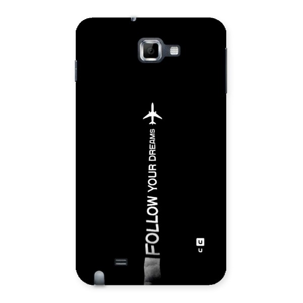 Follow Your Dream Back Case for Galaxy Note