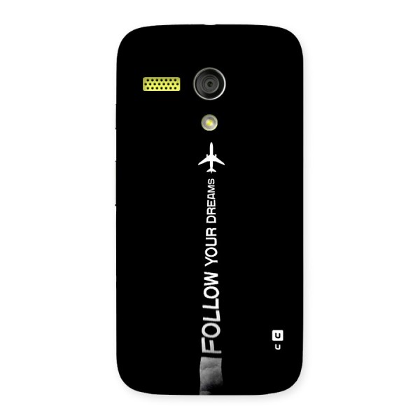 Follow Your Dream Back Case for Moto G