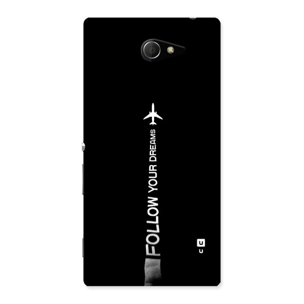 Follow Your Dream Back Case for Xperia M2