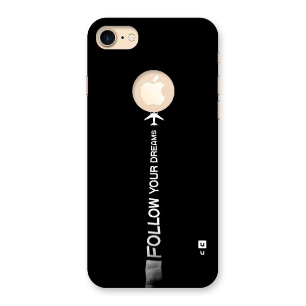 Follow Your Dream Back Case for iPhone 8 Logo Cut